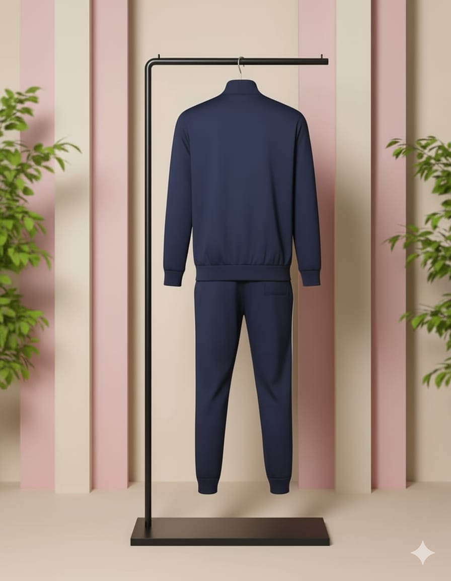 The Mariner Stripe Navy Tracksuit | Classic Fusion Sportswear