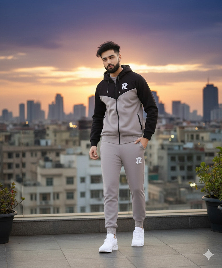 Vogue Fusion | R-Monogram Signature Zip Tracksuit